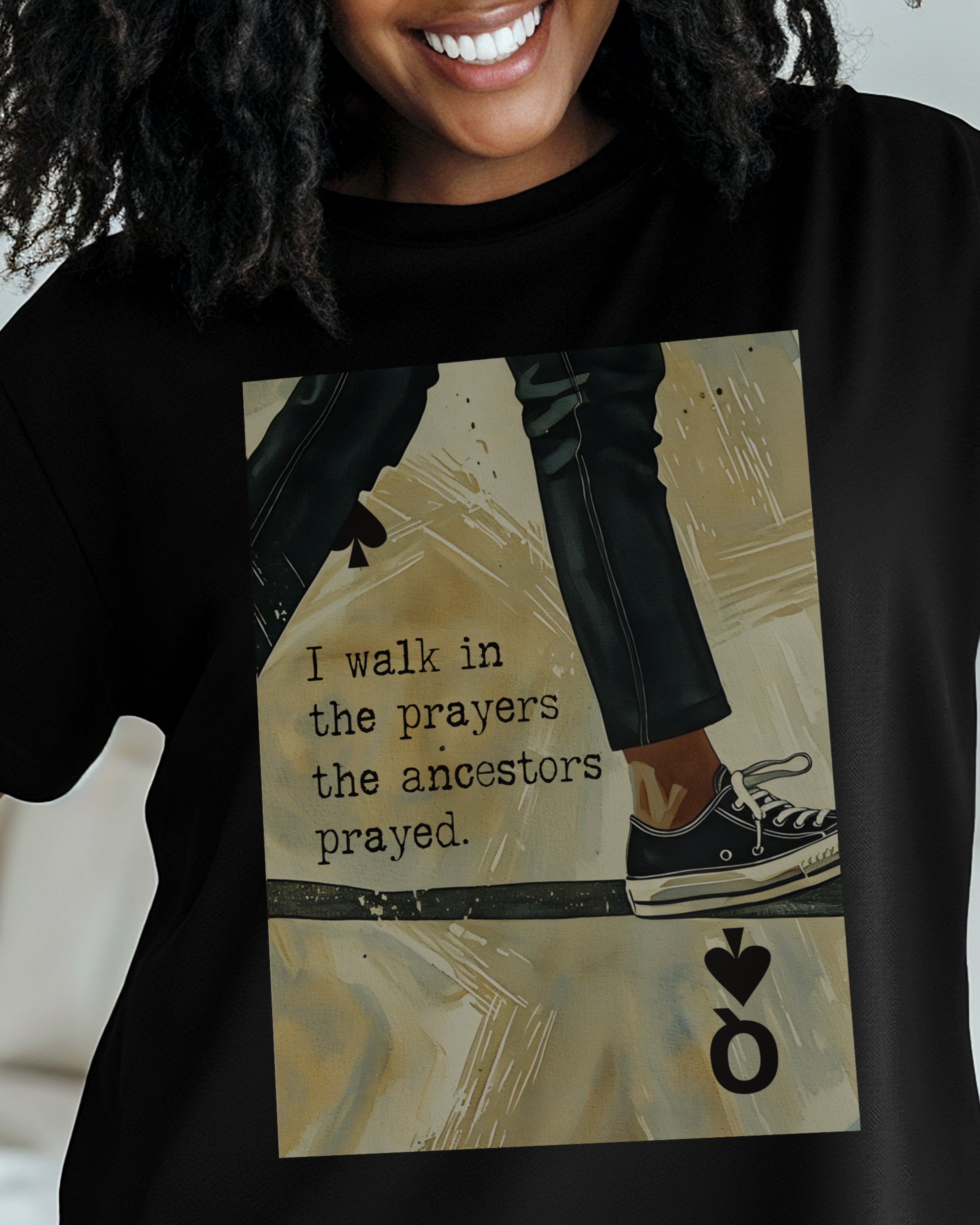 Black Queen “I Walk in the Prayers” Tee