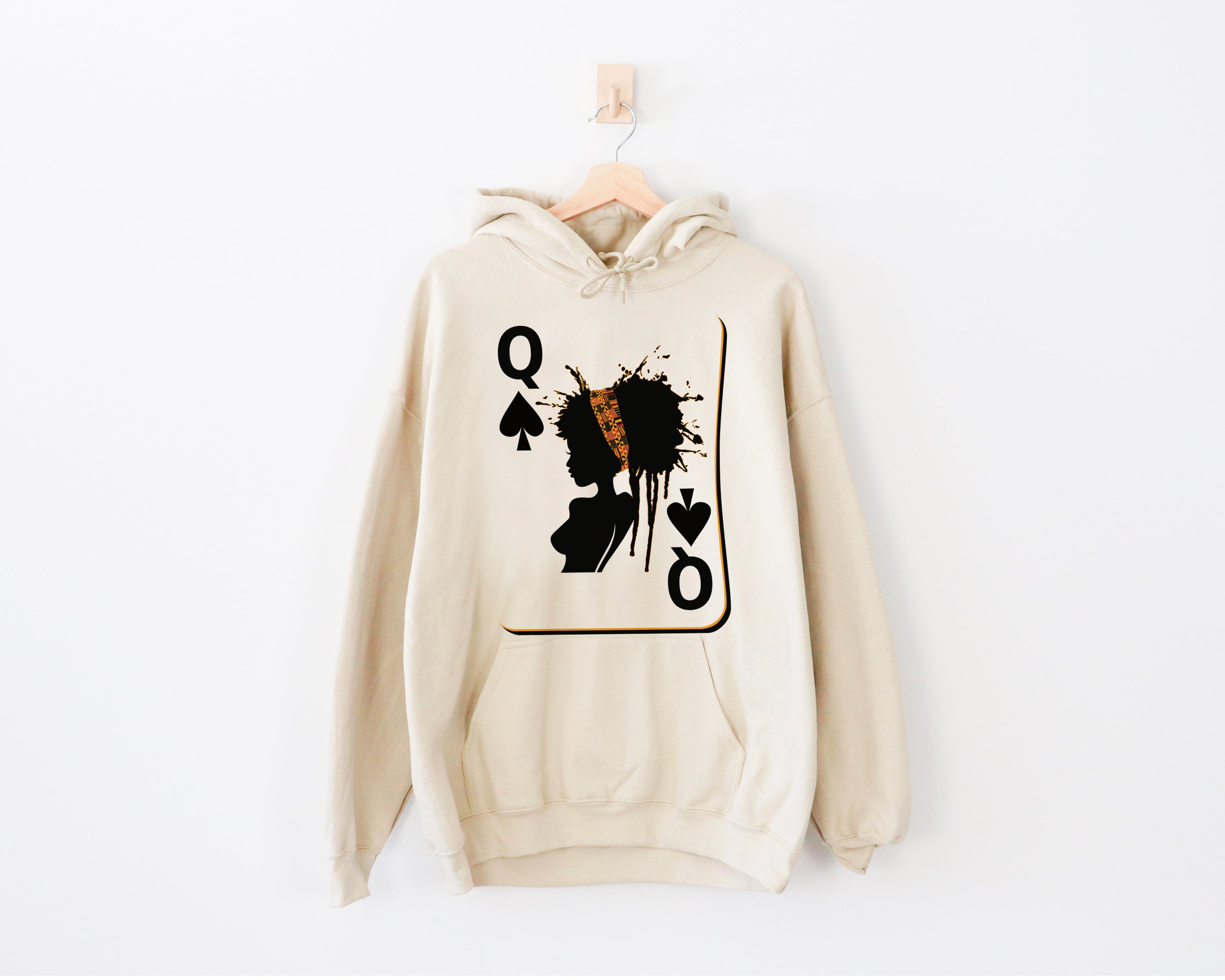 Black Queen Playing Card Sweatshirt, Hoodie, Tshirt
