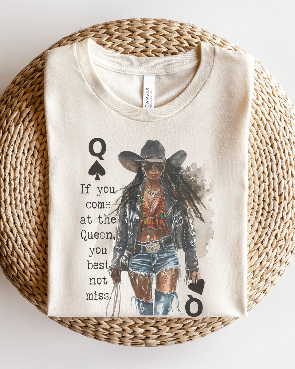 Black Queen Cowboy T-Shirt
