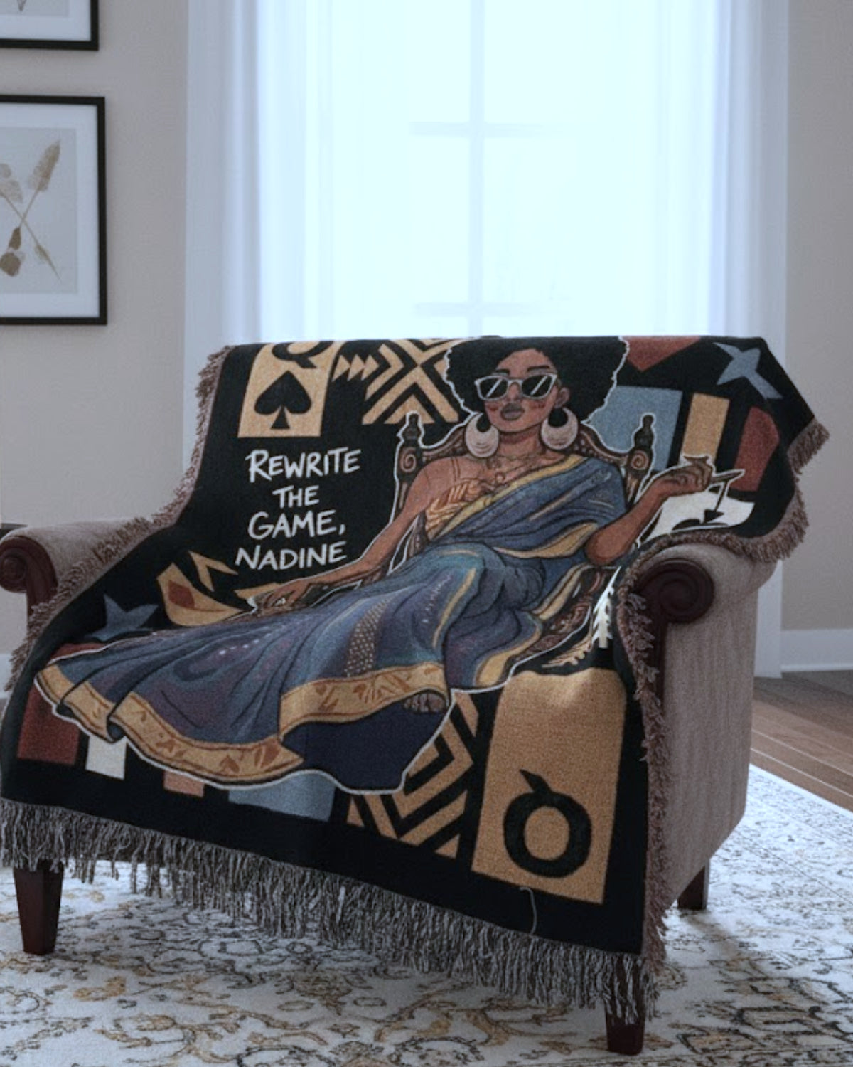 Rewrite the Game — A Personalized Heirloom Woven Blanket