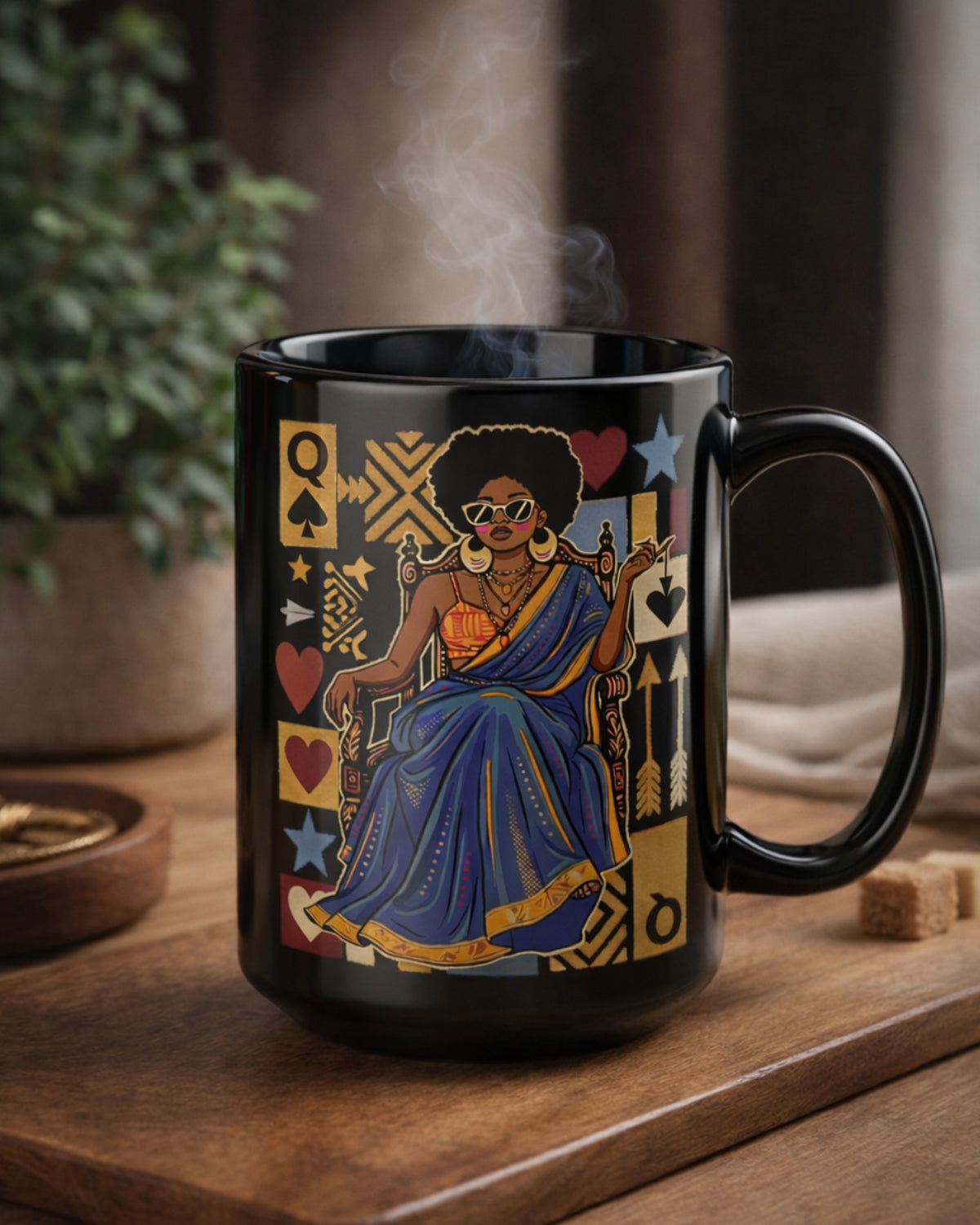 Black Queen Rewrite the Game Mug