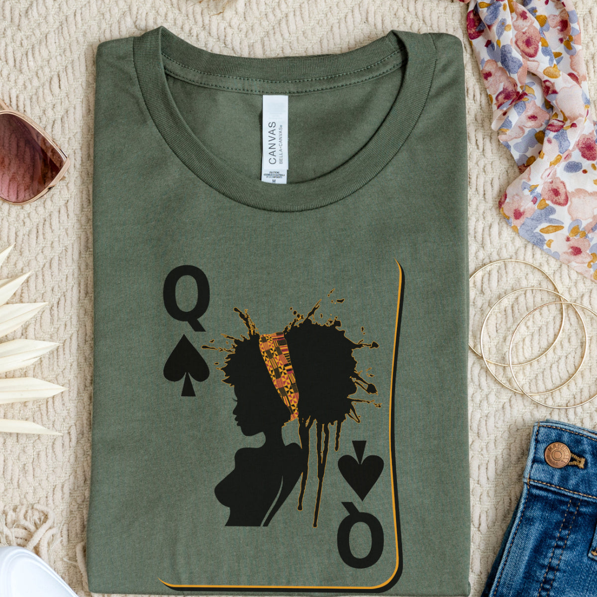 Black Queen Playing Card Sweatshirt, Hoodie, Tshirt