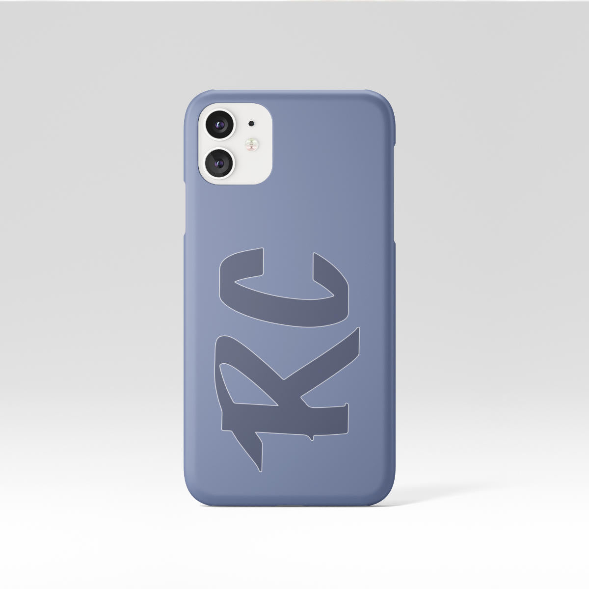 Pastel blue personalized phone case