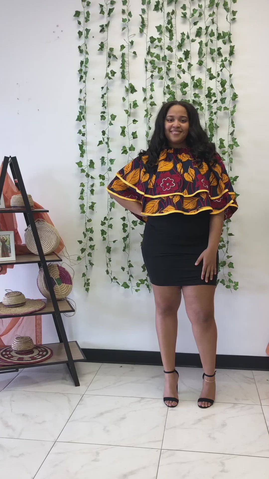 African Print Skirt /Top - Amaryllis FourMidable
