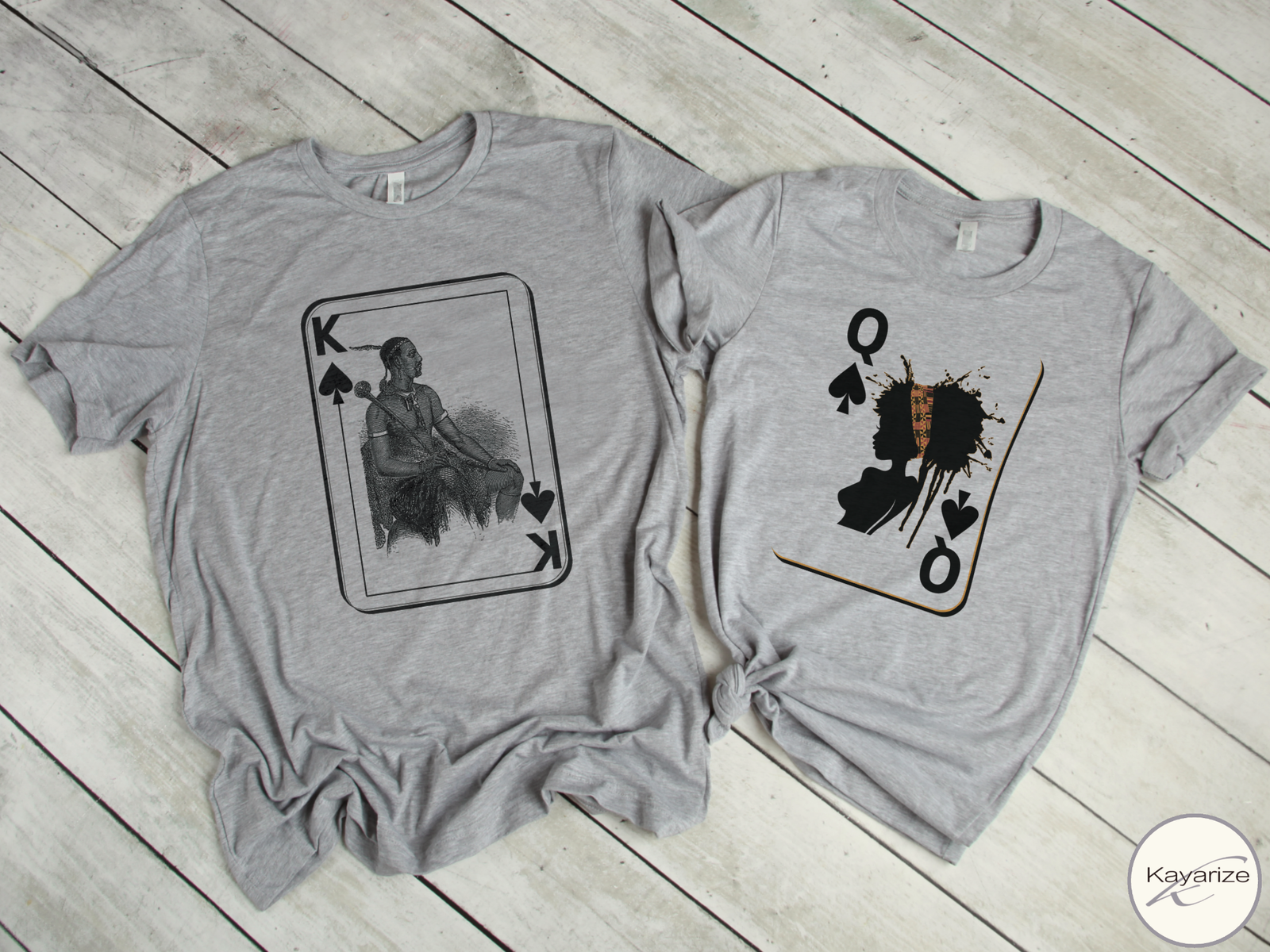 T-shirts Couples Roi et Reine