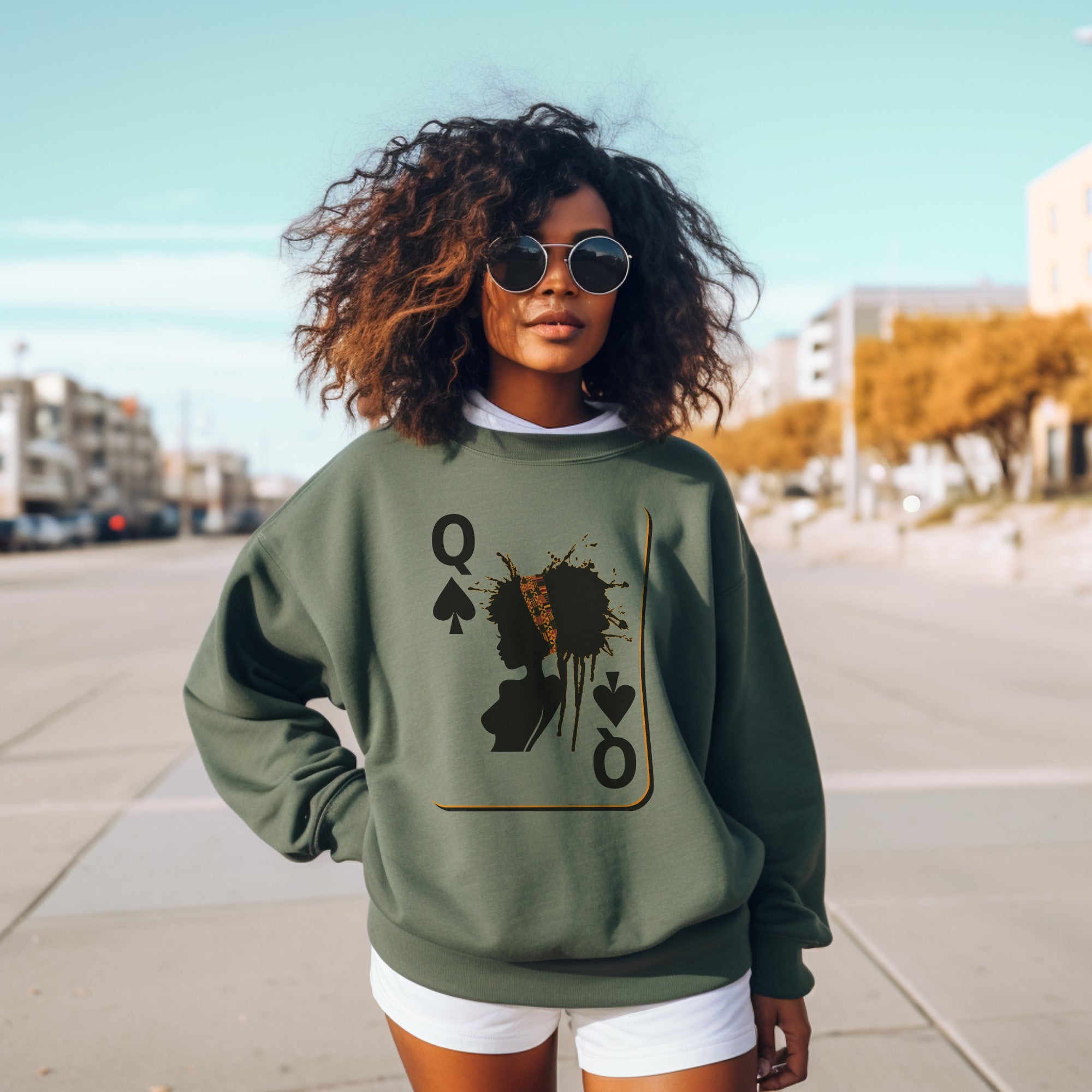Black Owned Shops Clothing Black Girl Magic Sweatshirt Black Queen