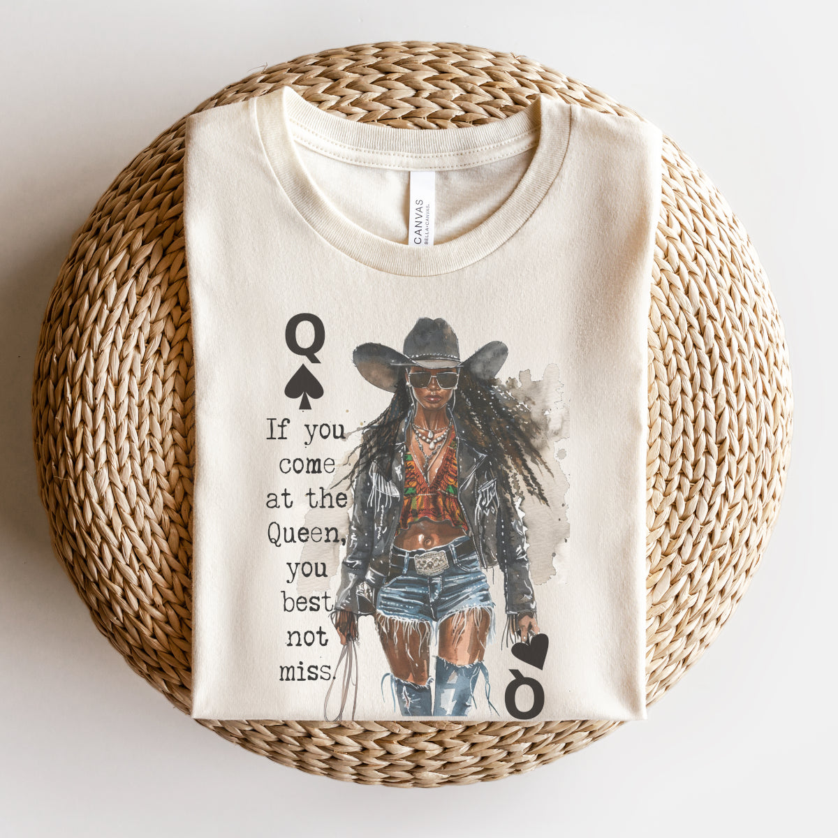 Black Queen Cowboy T-Shirt