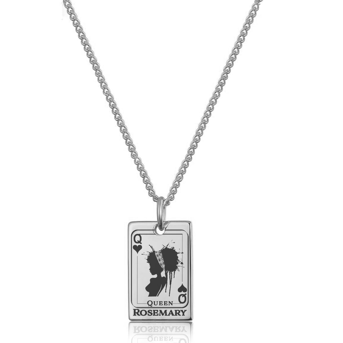 QUEEN OF SPADES QOS Hotwife Necklace Cuckold Lifestyle Jewellery BBC Silver  St1 £13.95 - PicClick UK