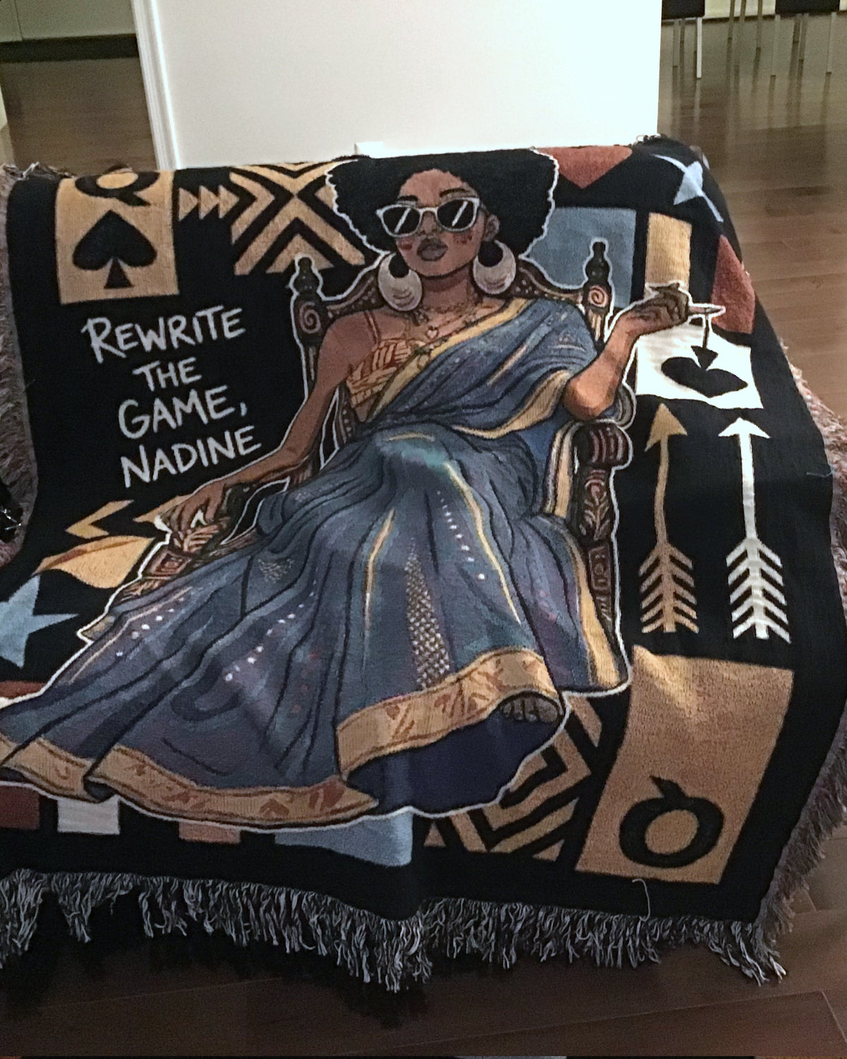 Rewrite the Game — A Personalized Heirloom Woven Blanket
