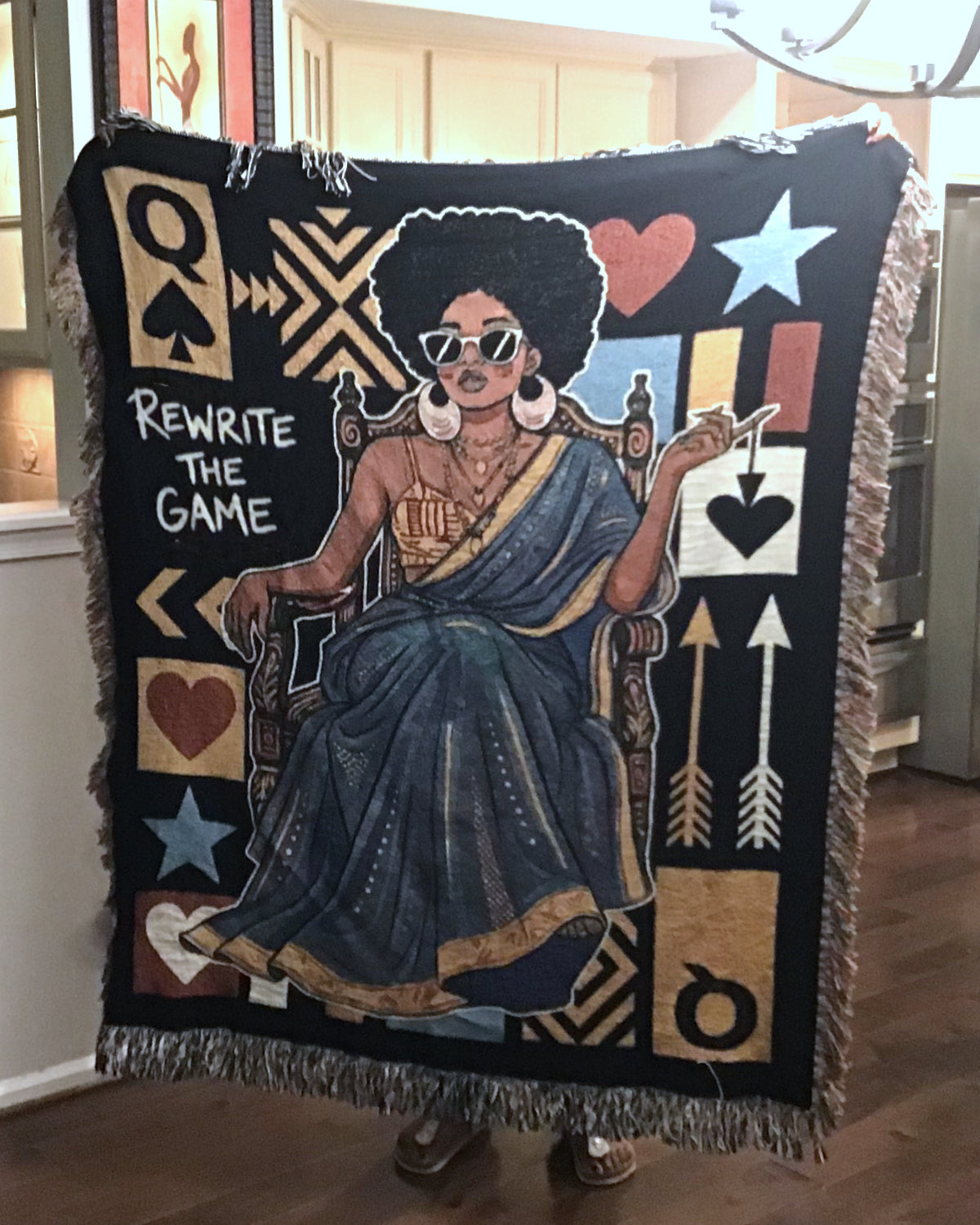 Rewrite the Game — A Personalized Heirloom Woven Blanket