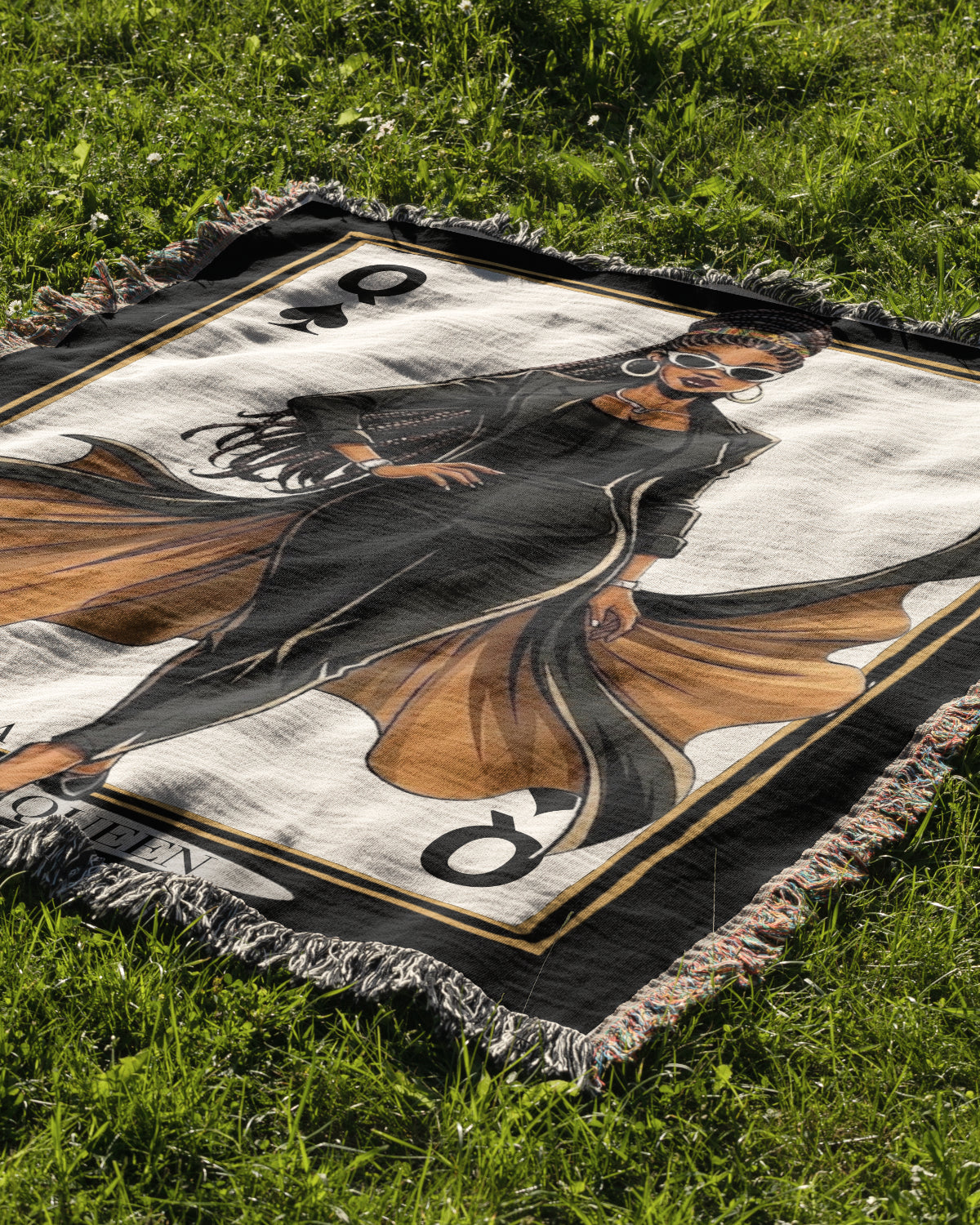 Queen Collection Personalized Woven Blanket — Choose Your Queen