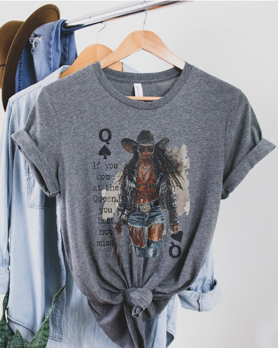 Black Queen Cowboy T-Shirt