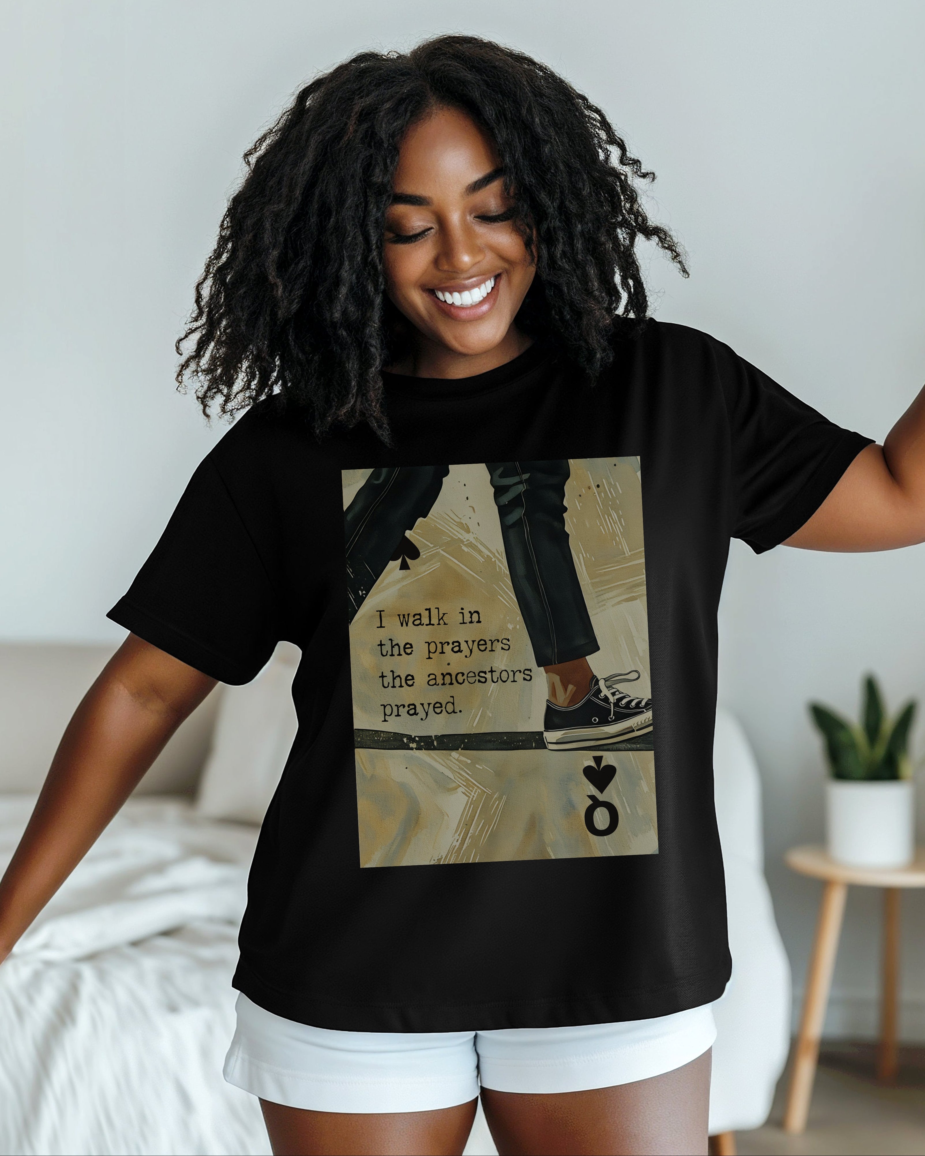 Black Queen “I Walk in the Prayers” Tee
