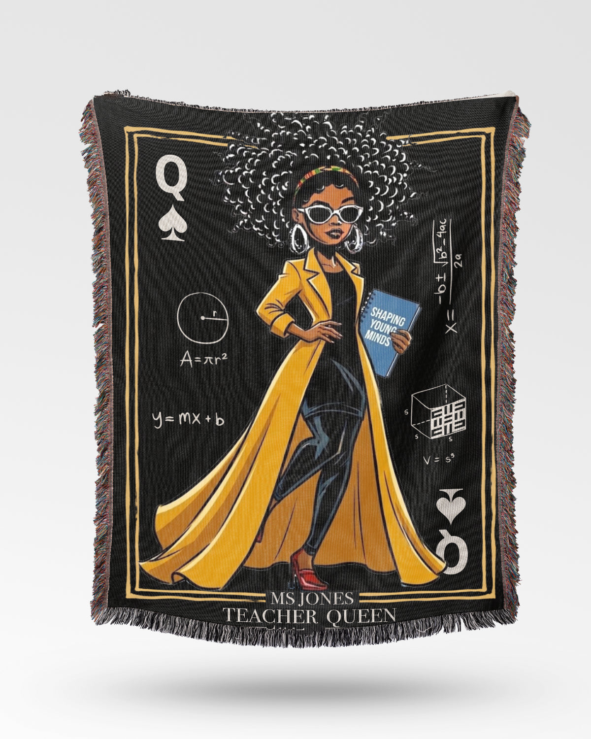 Queen Collection Personalized Woven Blanket — Choose Your Queen