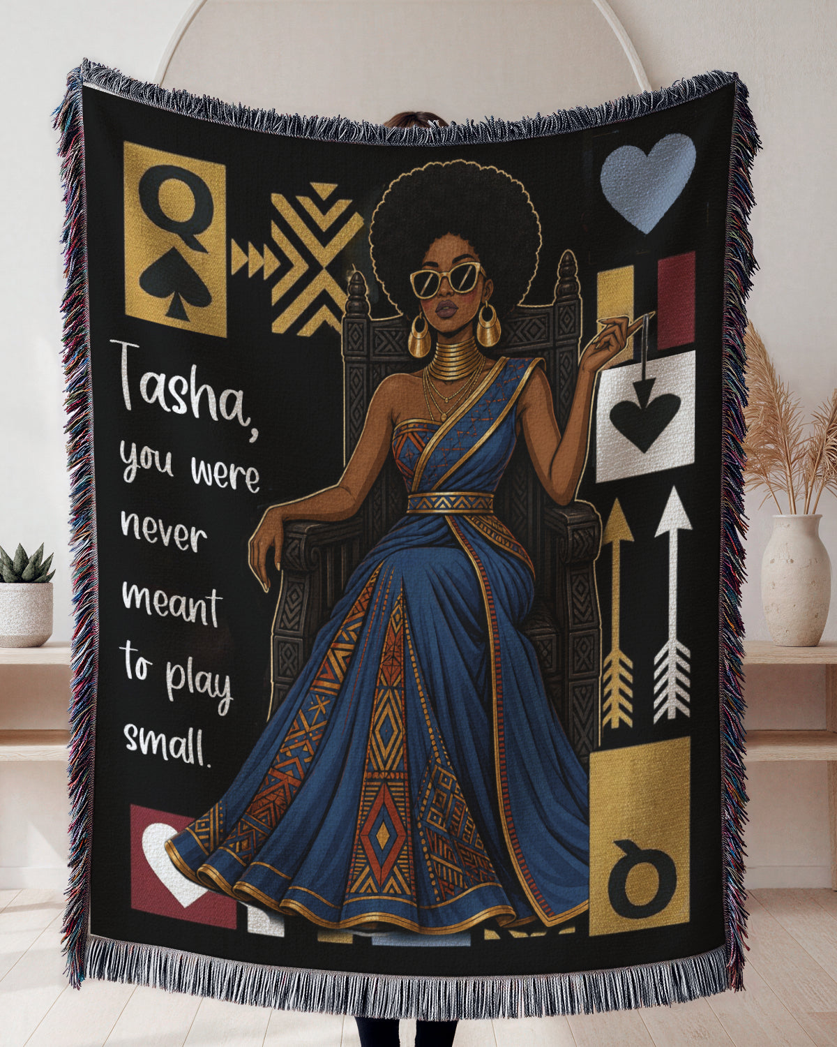 You were never meant to play small — Personalized Blanket
