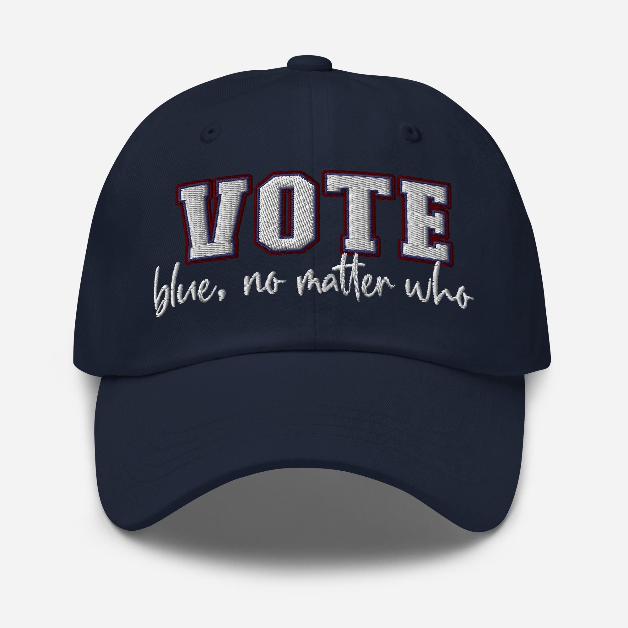 Vote Blue Kamala Harris Hat Vote Blue Cap Election Hat Democrat Hat Voting Activist Gift Harris Walz 2024