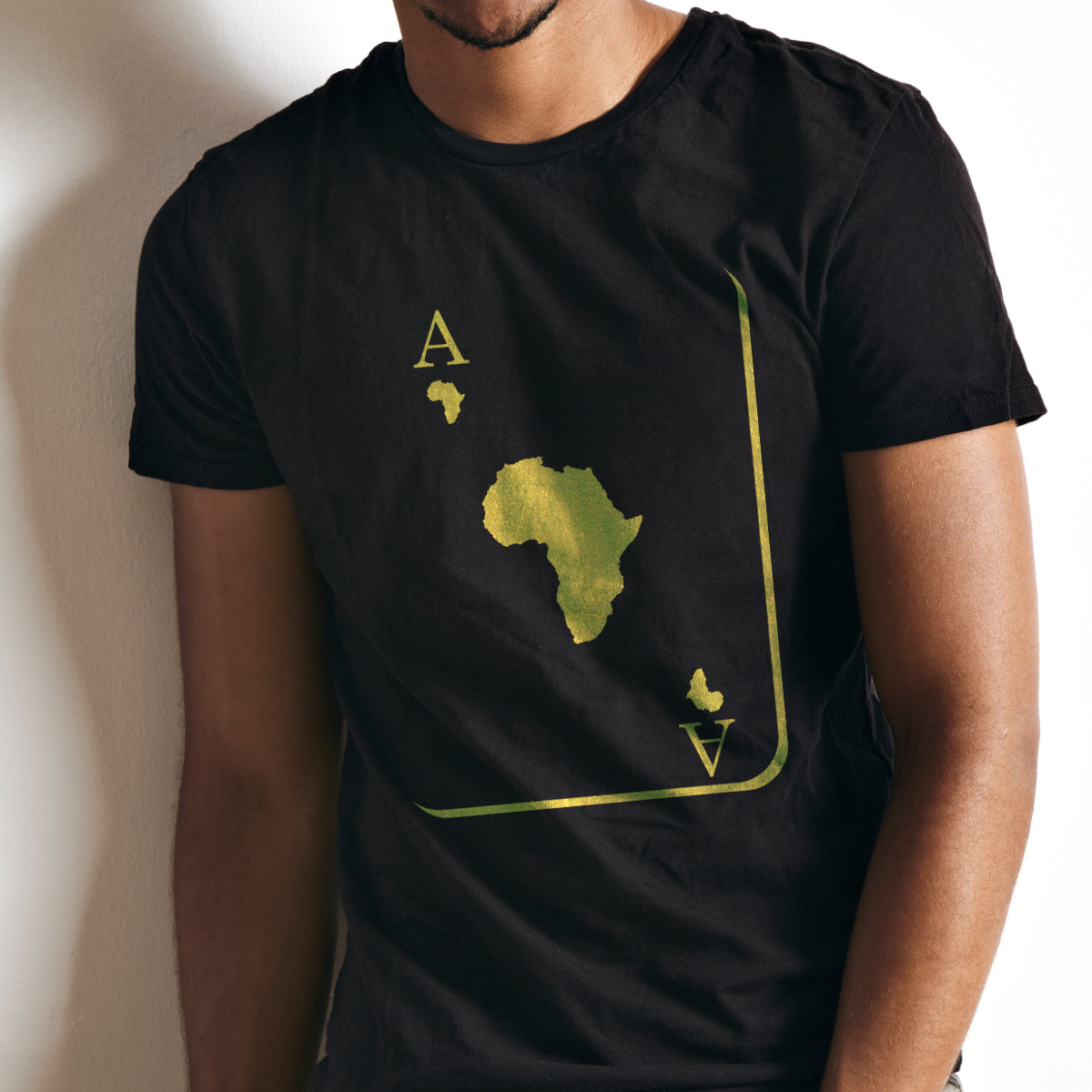 The Ace Alpha, Black and Old Gold Tee