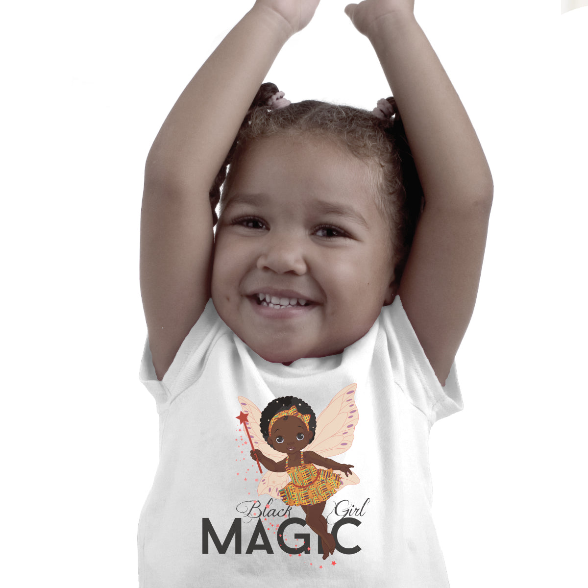 Black Girl Magic - Short sleeve kids t-shirt (Ages 2 - 6)