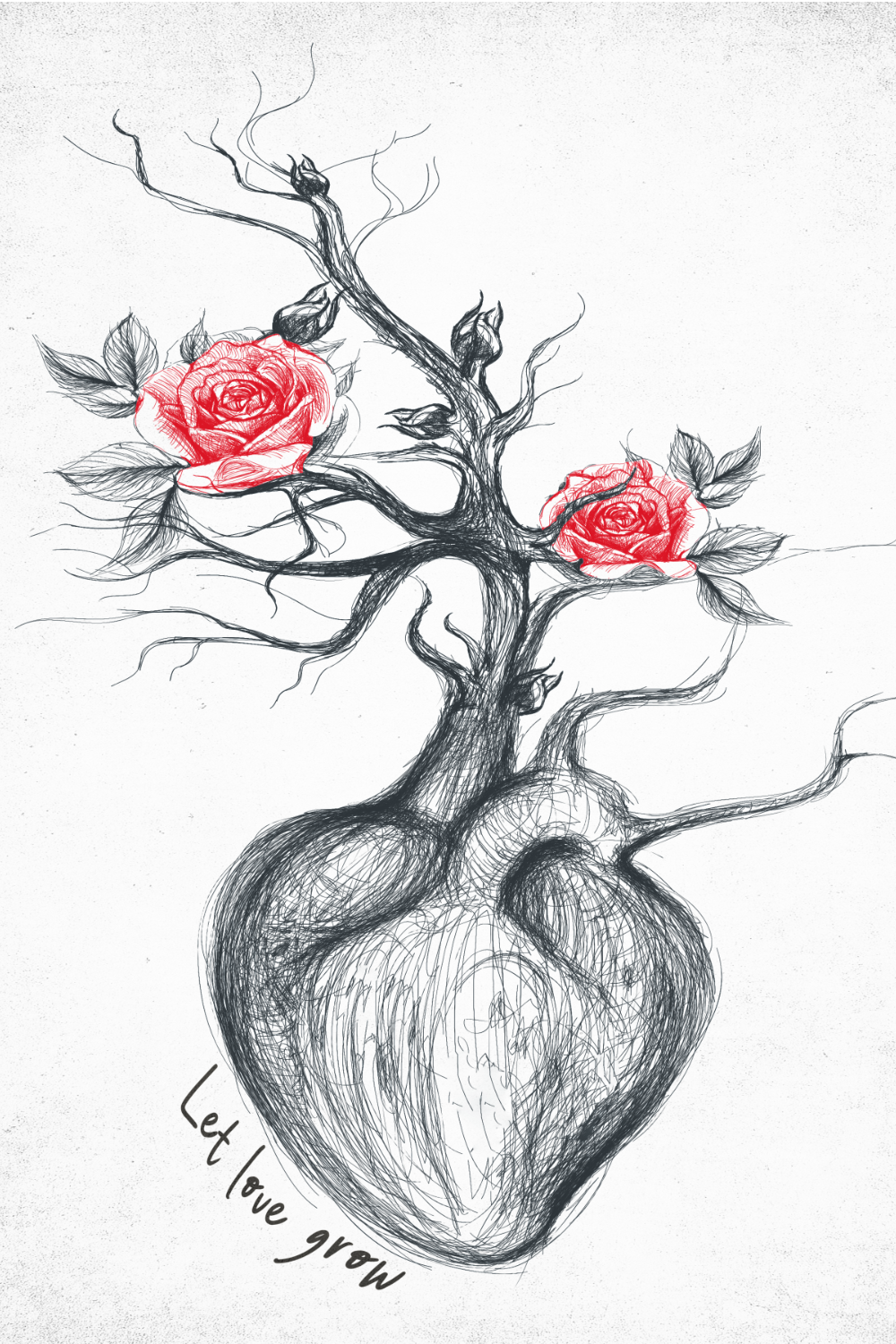 Let Love Grow - Art Print