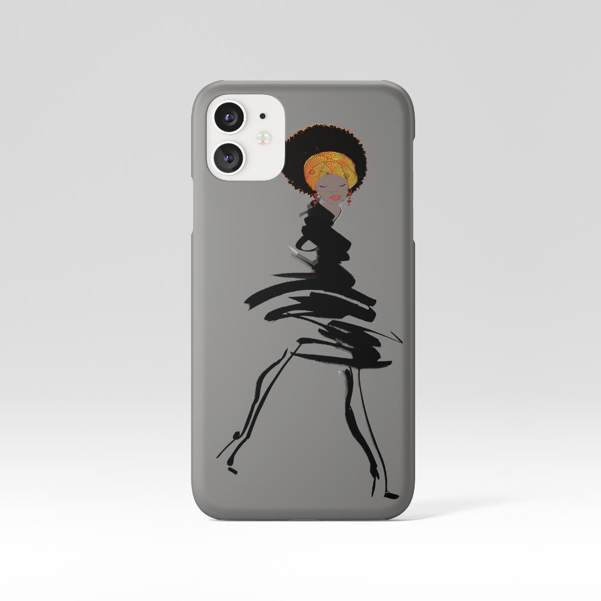 Black girl magic afrocentric phone case
