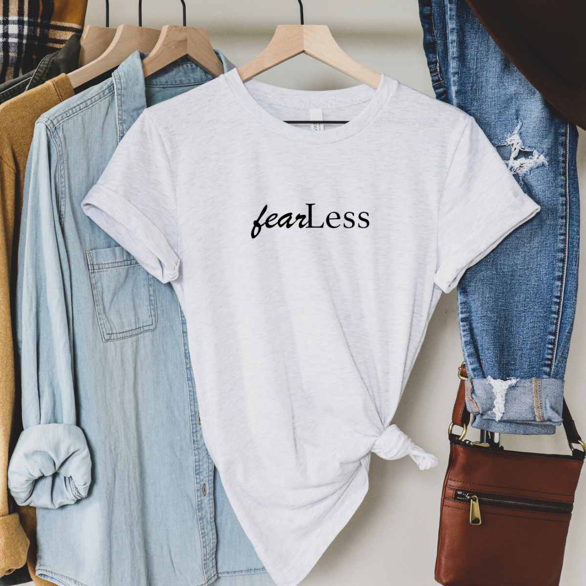 Fear Less - T-shirt coupe décontractée