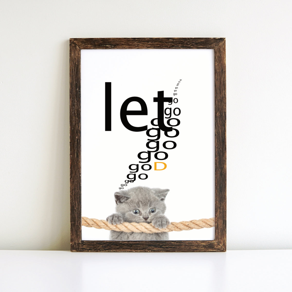 Let Go. Let God. Poster
