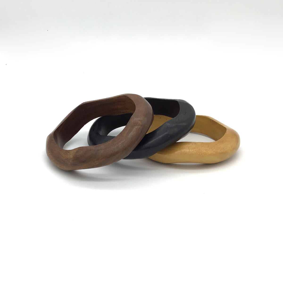 Stacked Wooden Bracelet