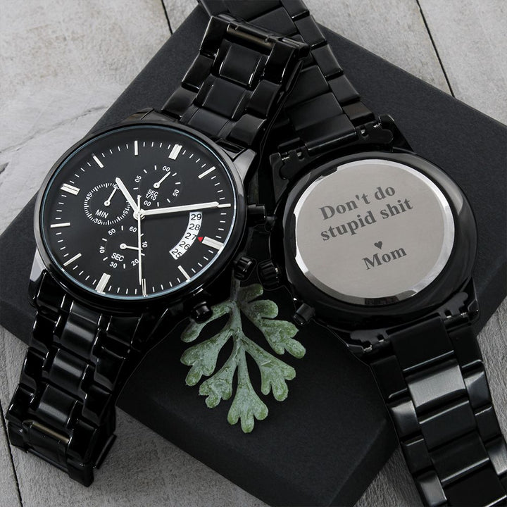 Son mom engraved watch shop