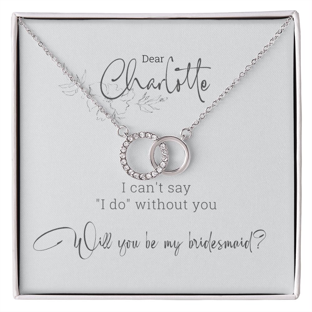 Personalized | Will you be my Bridesmaid | minimalist Necklace | Love is Kind Collection | Weddings