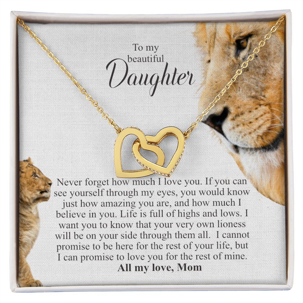 Gift for Girls | To my beautiful daughter | Minimalist Necklace | Love Mom