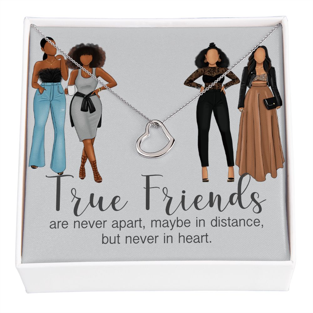 Gift for Friends | True Friends | Soul Sistas | Minimalist Necklace