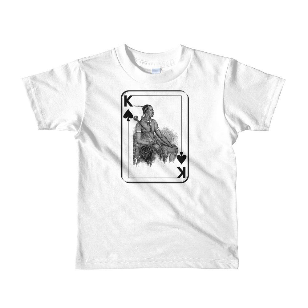 African King of Spades - Short sleeve kids t-shirt (Ages 2-6)